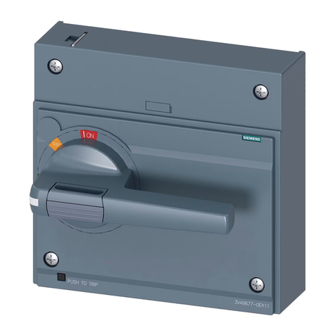 Siemens 3VA9677-0EK11 User manual