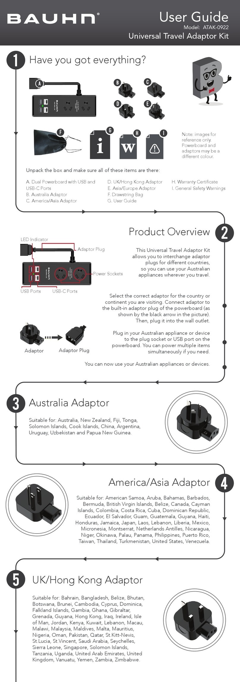 Bauhn ATAK-0922 user guide
