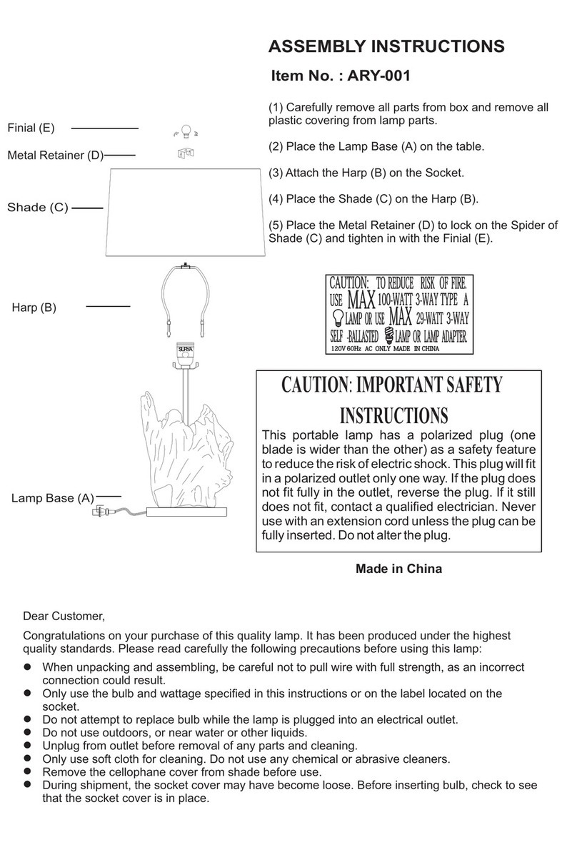 Living Spaces ARY-001 User manual