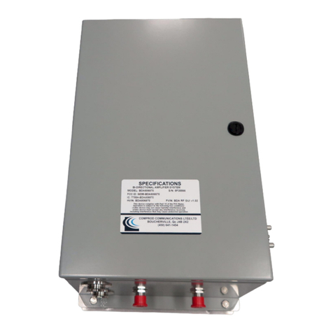 Comprod Communications BDA-806870 Customer instruction manual