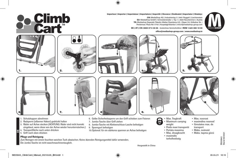 MediaShop Climb Cart User manual