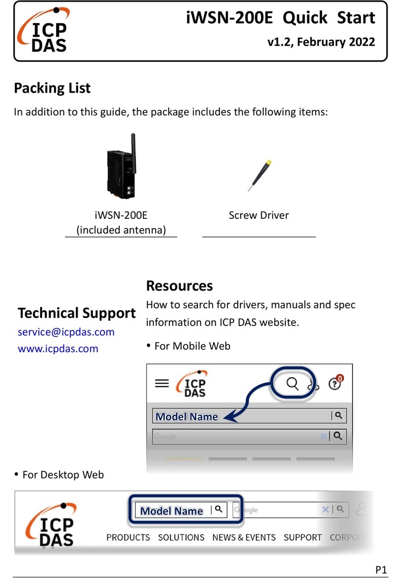 ICP DAS USA iWSN-200E quick start