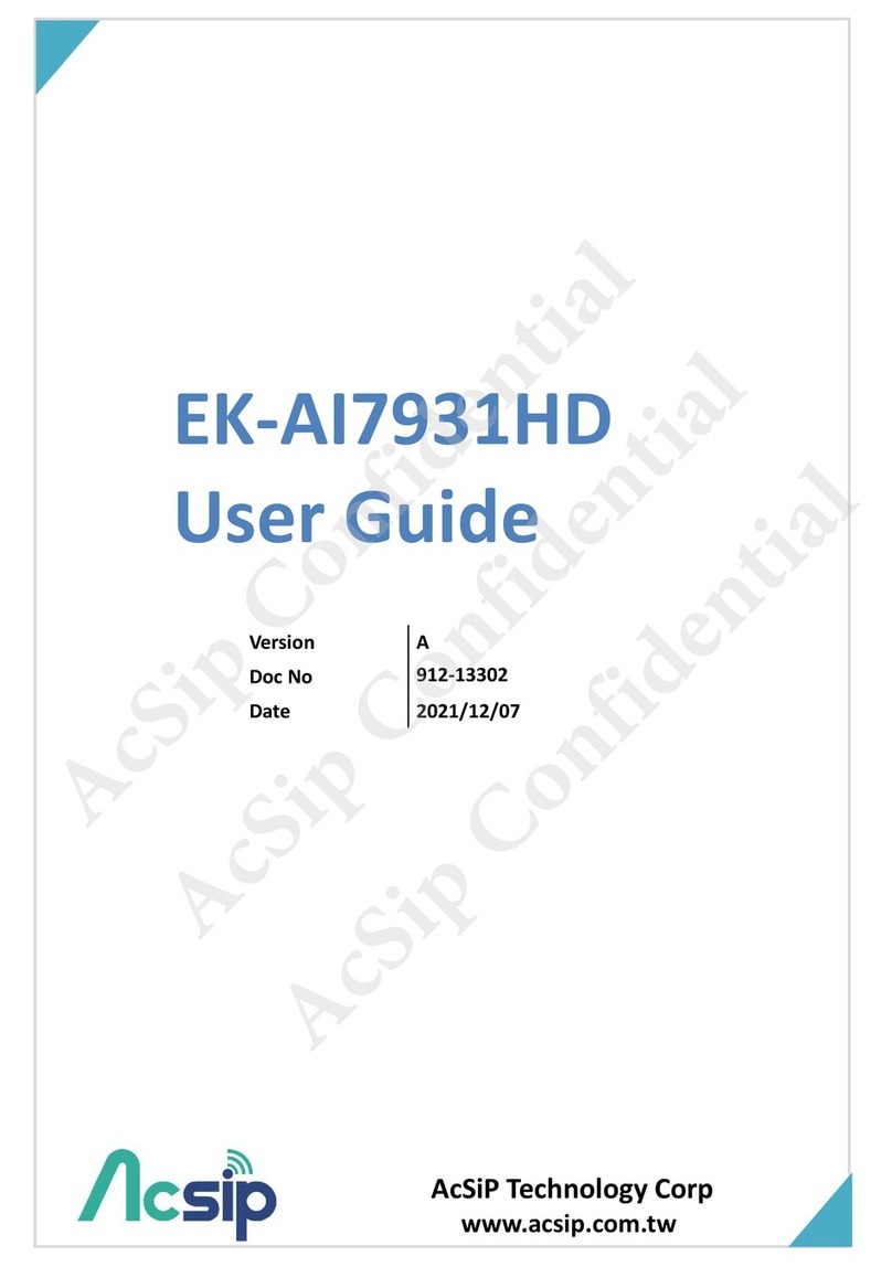 AcSiP AI7931HD User manual
