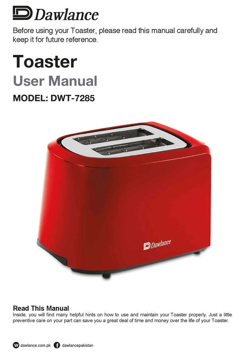 Dawlance DWT-7285 user manual