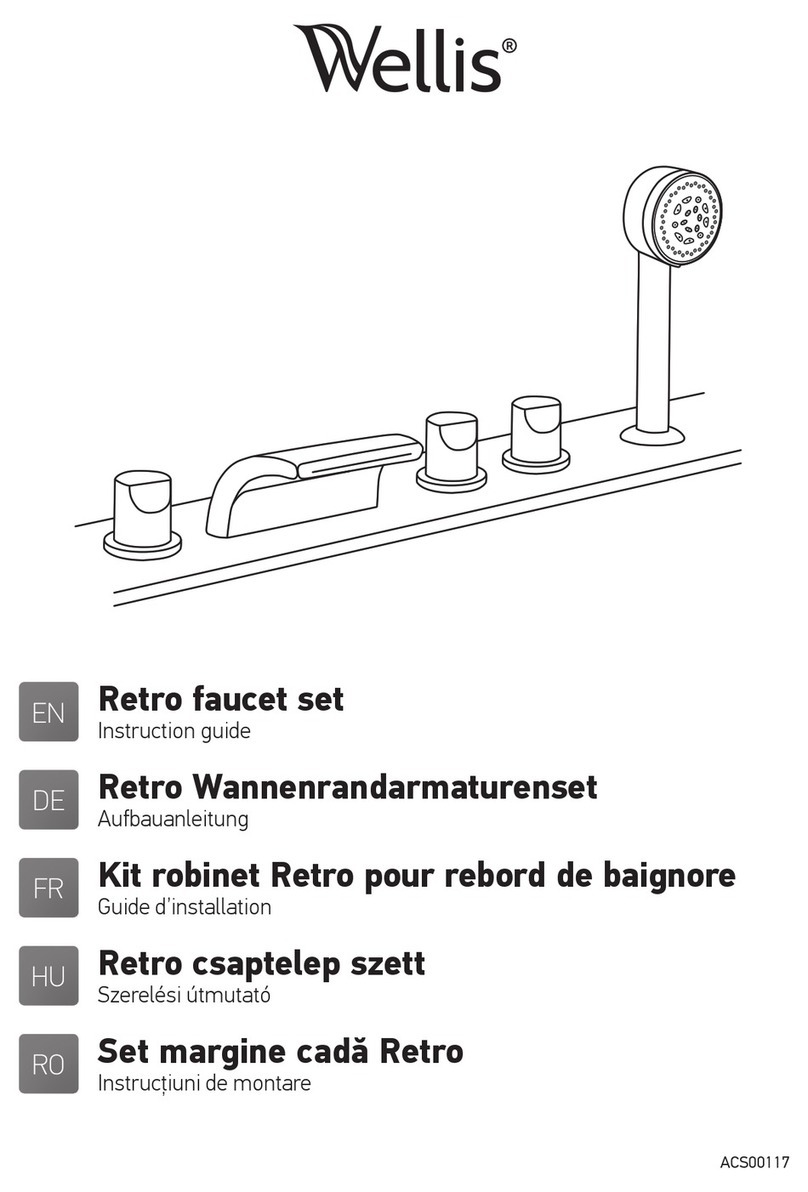 Wellis Retro faucet set Manual