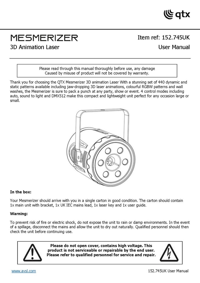 Qtx Mesmerizer user manual