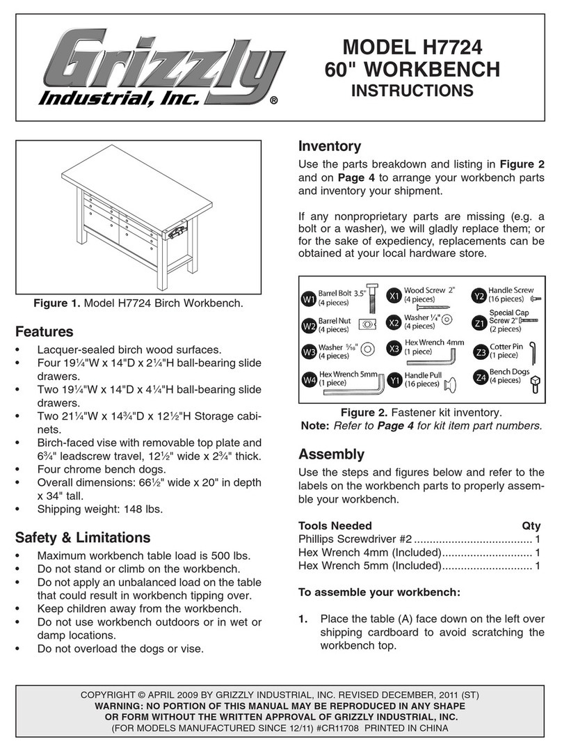 Grizzly H7724 instructions