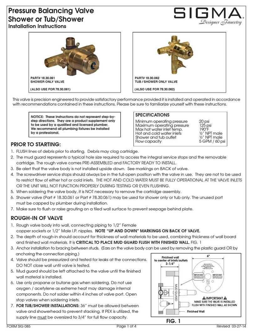 Sigma 18.30.061 installation instructions