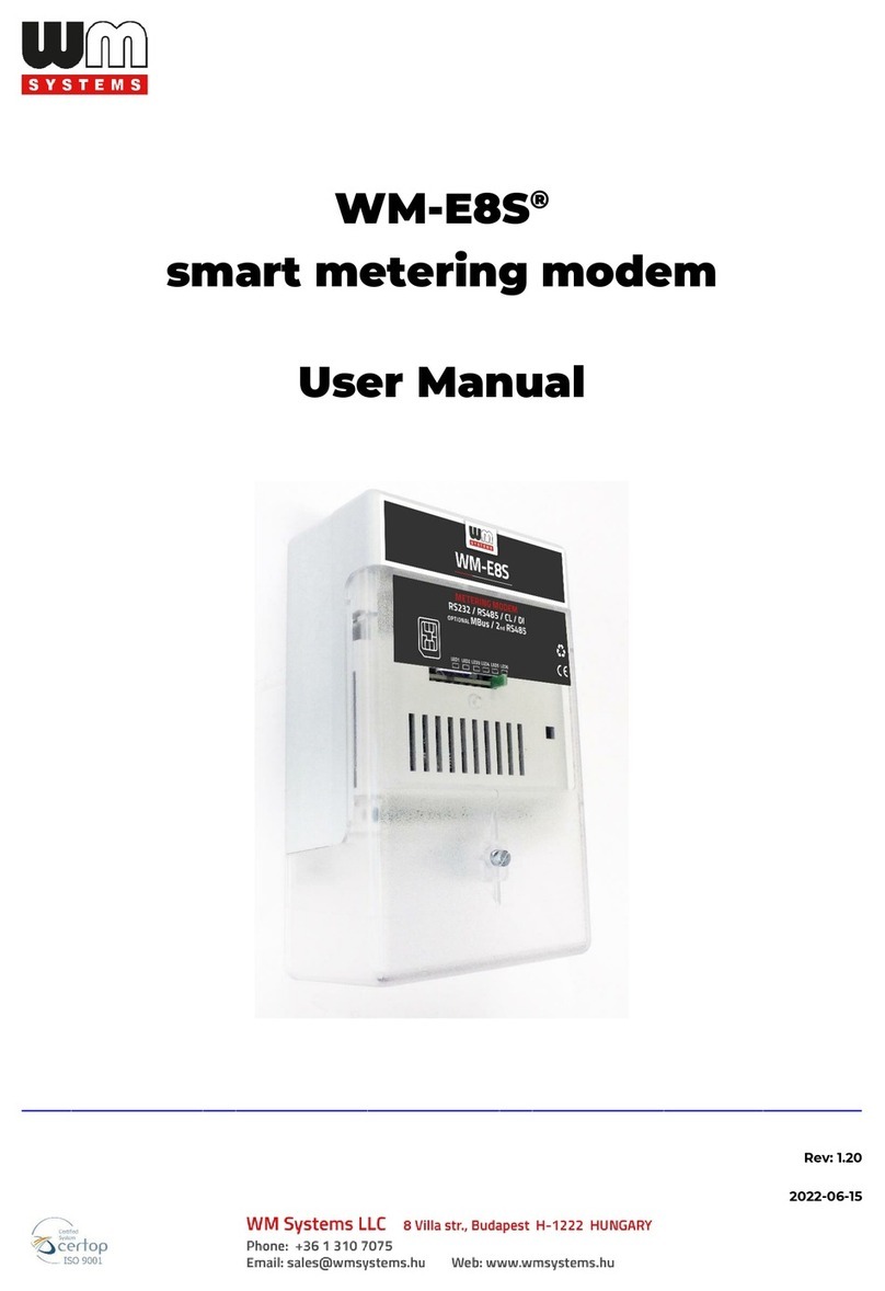 WM Systems WM-E8S user manual