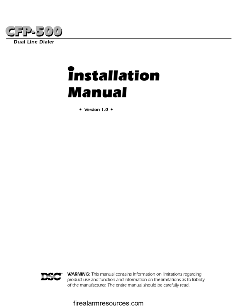 DSC CFP-500 User manual