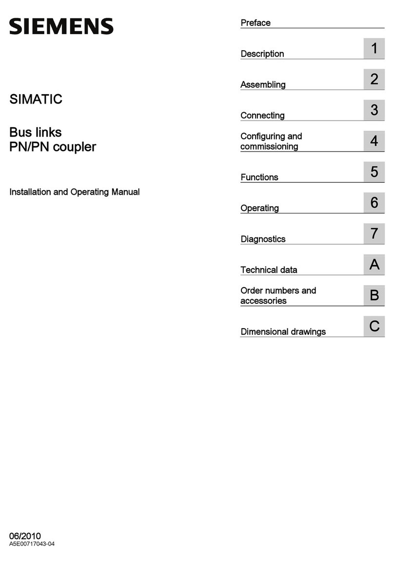 Siemens SIMATIC PN Installation and operating manual