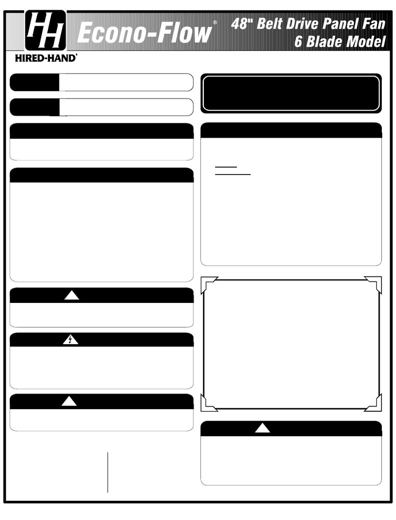 HIRED-HAND Econo-Flow User manual
