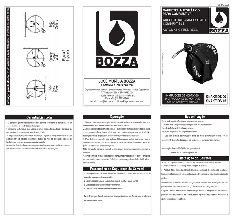 BOZZA SNAKE DS 20 Mounting instructions