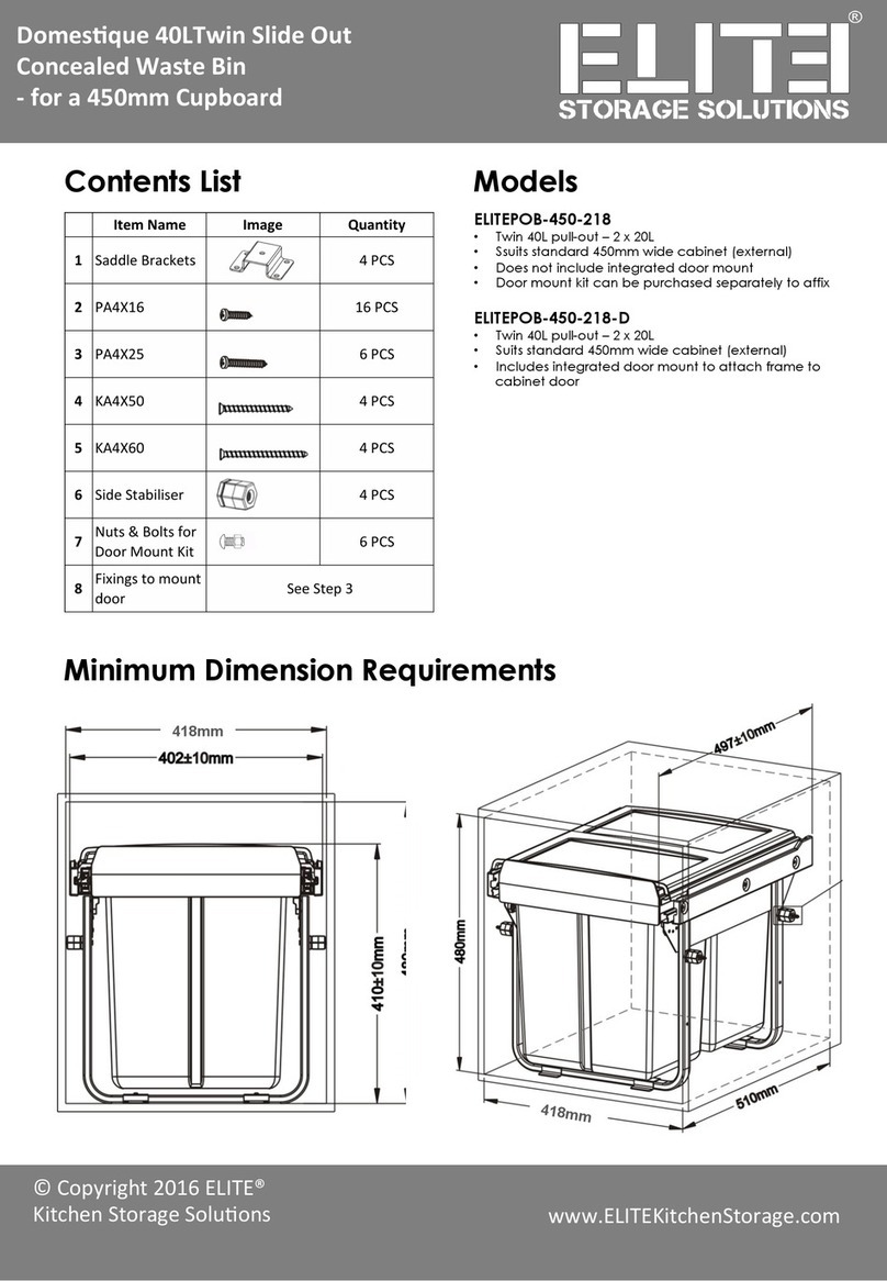 Elite ELITEPOB-450-218 User manual