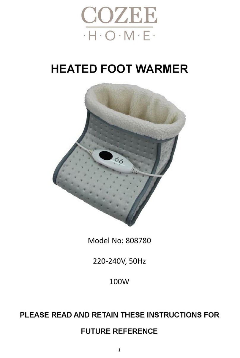 cozee home 808780 manual