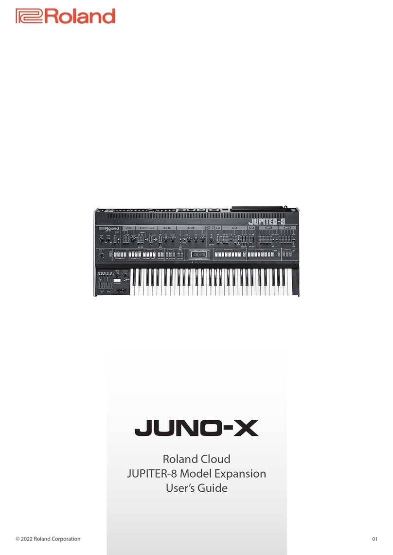 Roland JUPITER-8 User manual