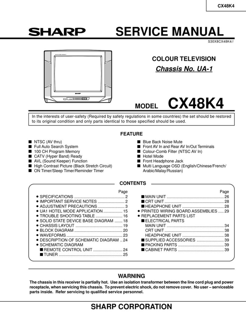 Sharp CX48K4 User manual