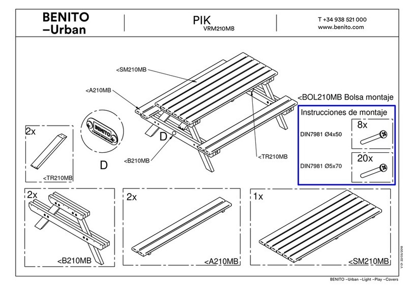 BENITO Urban PIK VRM210MB User manual
