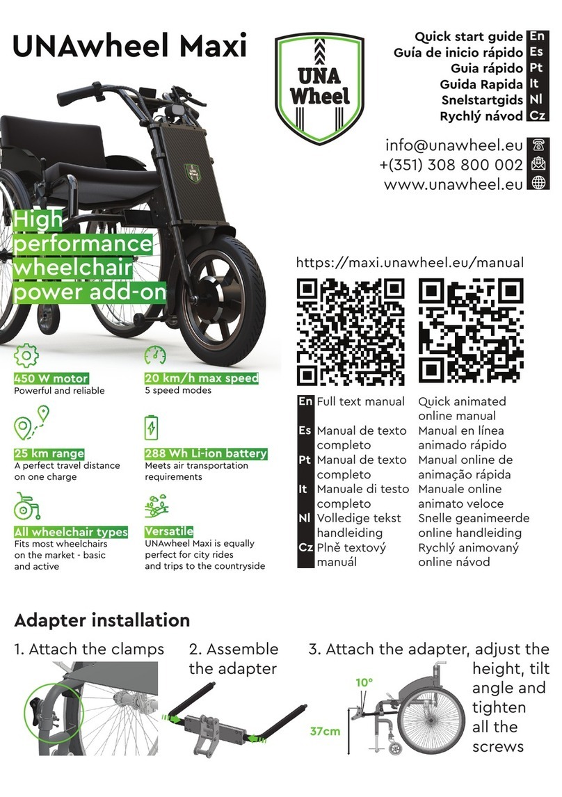 UNAcare UNAwheel Maxi User manual