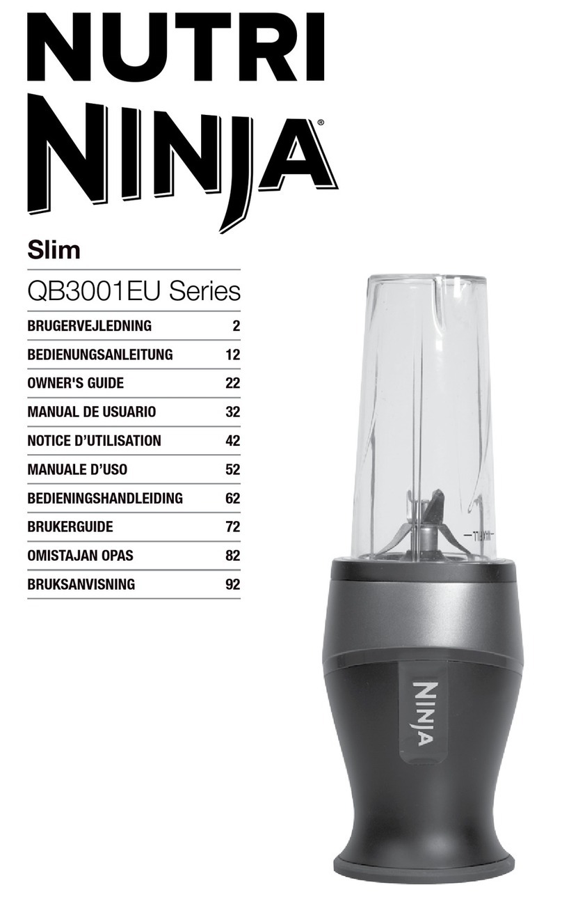 Nutri Ninja Slim User manual