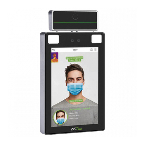 ZKTeco ProFace X installation guide
