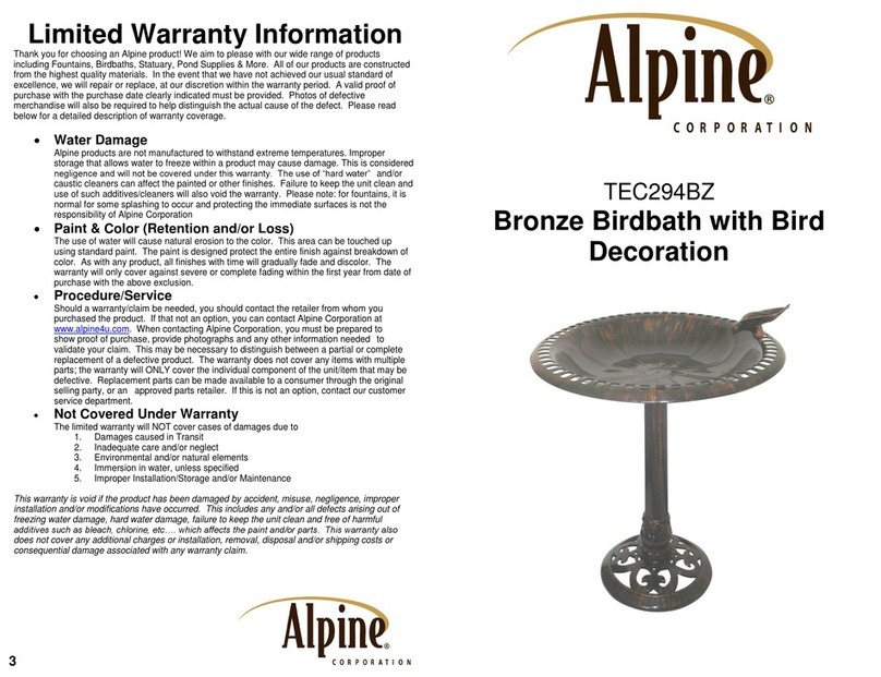 Alpine TEC294BZ manual