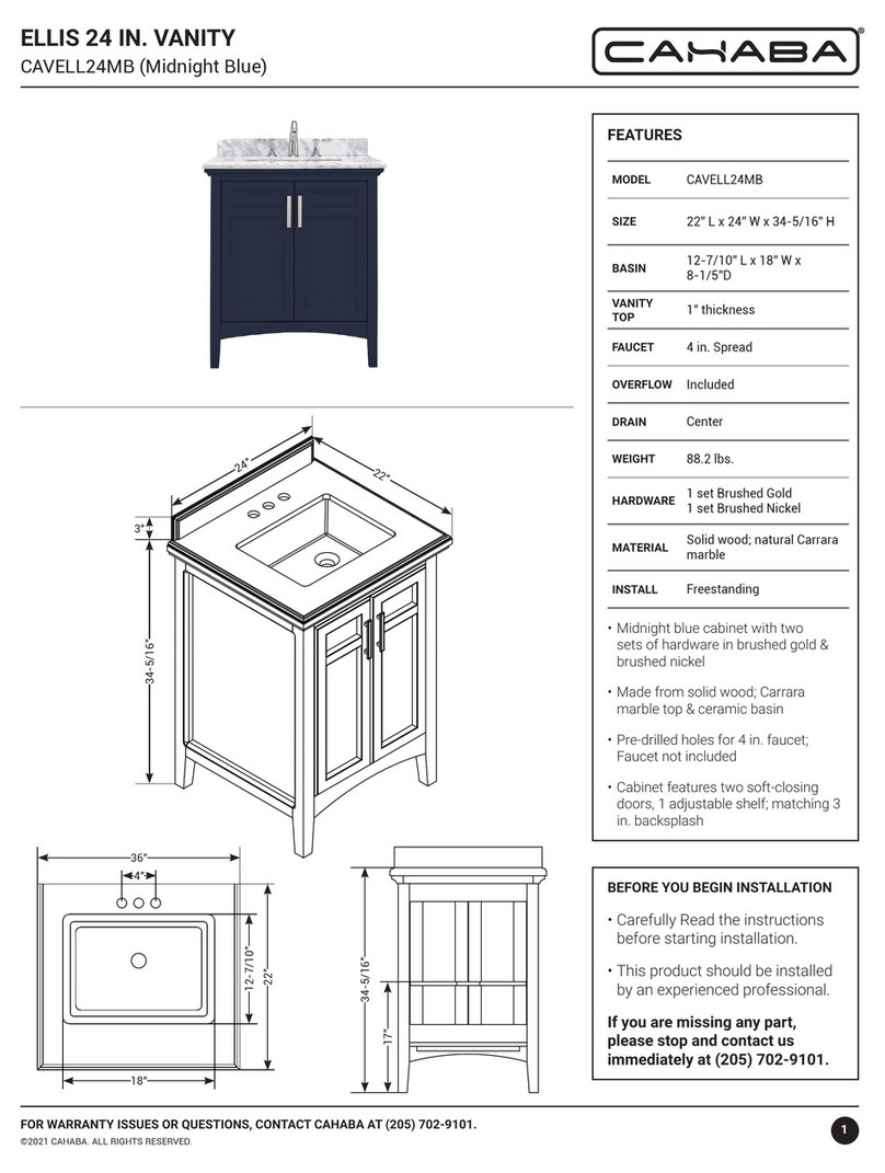 CAHABA ELLIS CAVELL24MB User manual