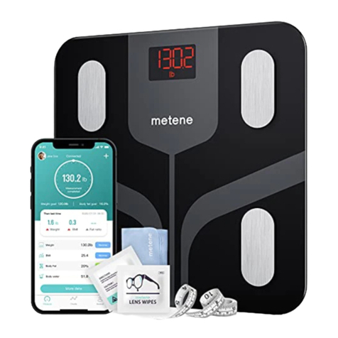 Metene Body Fat Scale manual