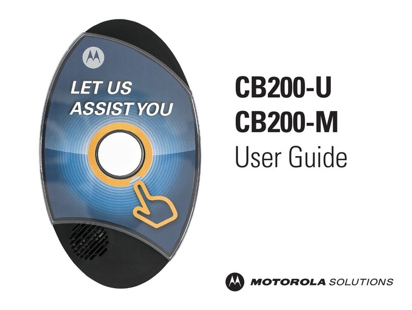 Motorola solutions CB200-U User manual