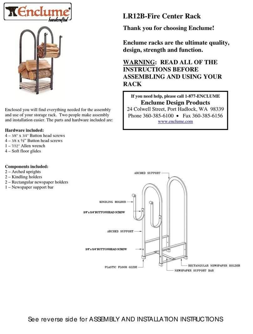 Enclume LR12B Assembly and installation instructions