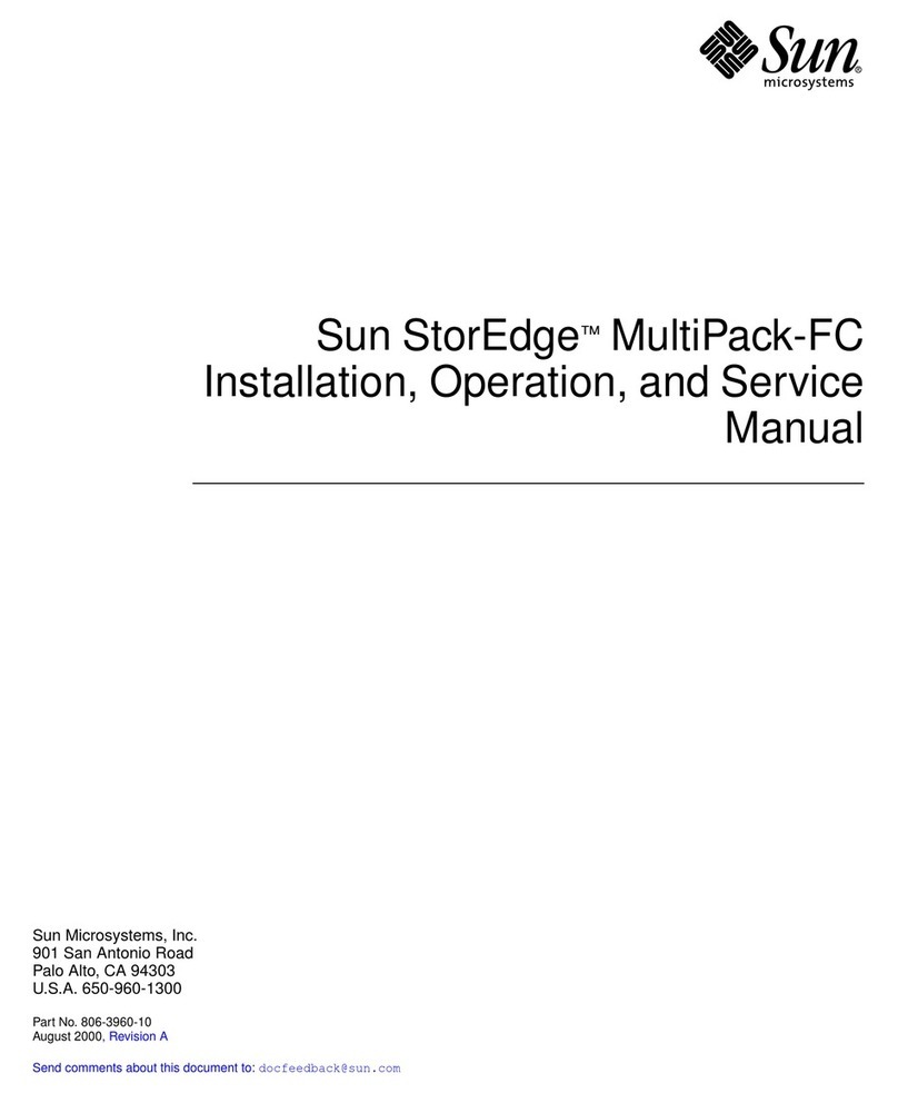 Sun Microsystems StorEdge MultiPack-FC Setup guide Sun Microsystems StorEdge MultiPack-FC Setup guide