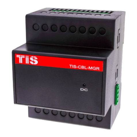 TIS TIS-CBL-MGR installation manual