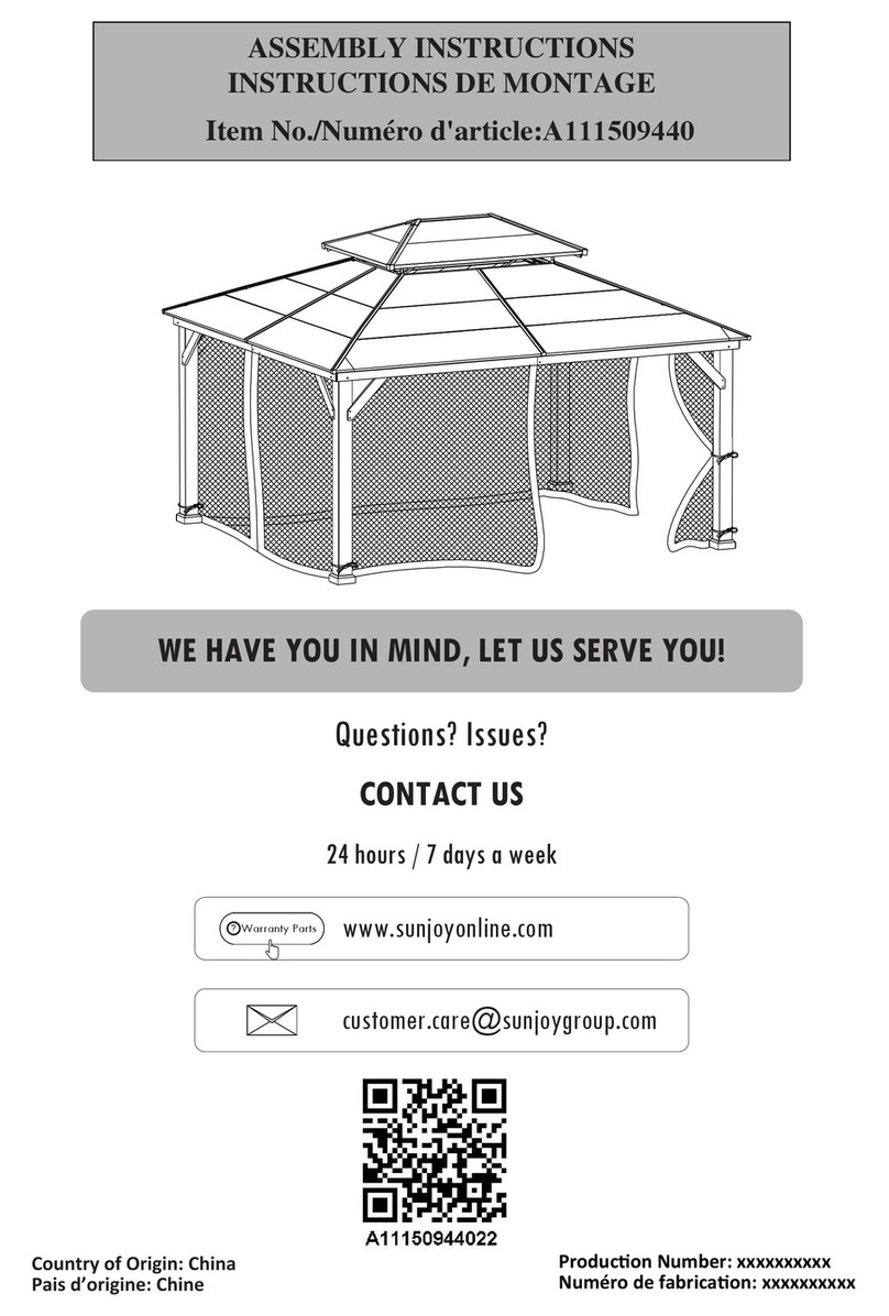 Sunjoy A111509440 User manual