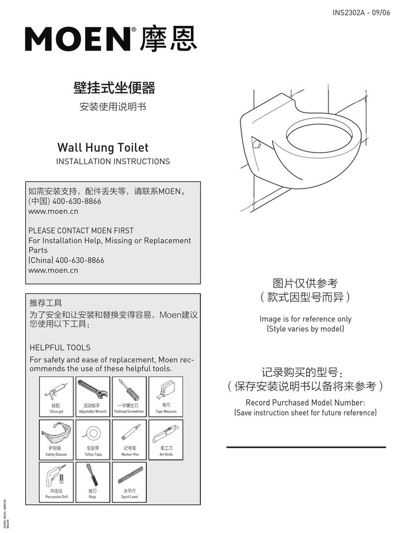 Moen SW0311 User manual