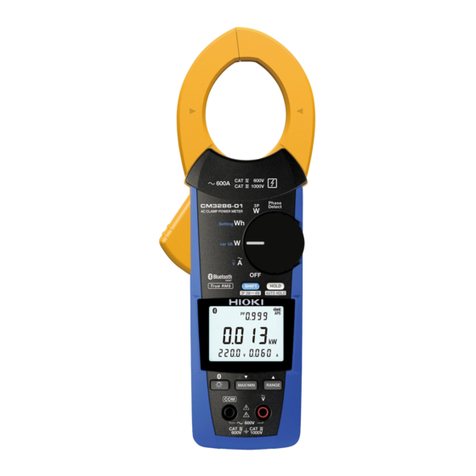 Hioki CM3286-01 quick start guide