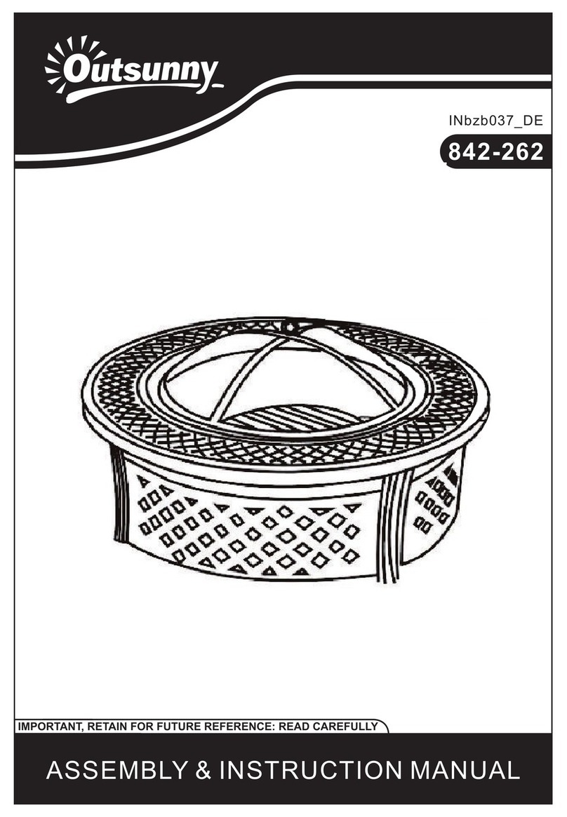 Outsunny 842-262 Assembly & instruction manual
