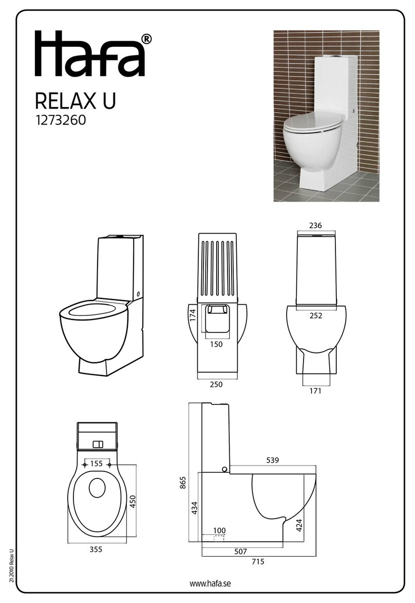 HAFA RELAX U 1273260 Assembly instructions HAFA RELAX U 1273260 Assembly instructions