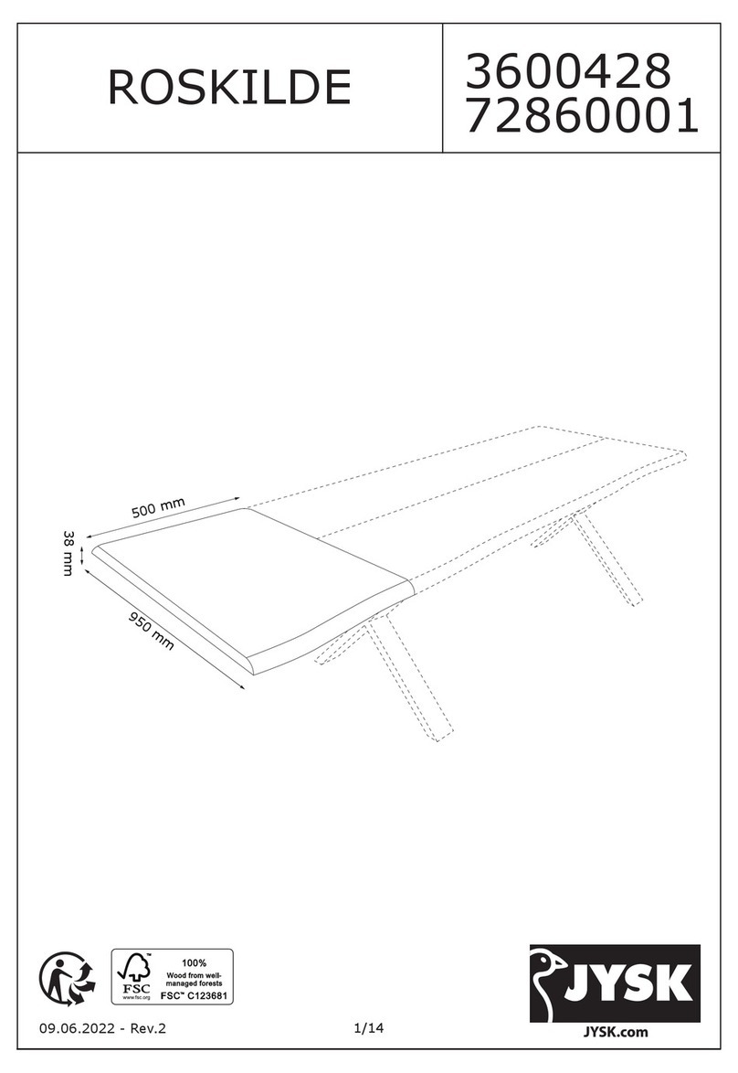 Jysk ROSKILDE 3600428 72860001 User manual