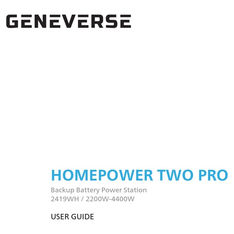 GENEVERSE HOMEPOWER TWO PRO user guide