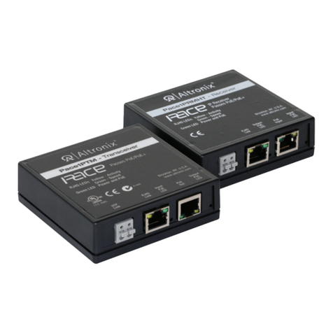 Altronix Pace1PRMTHT User manual