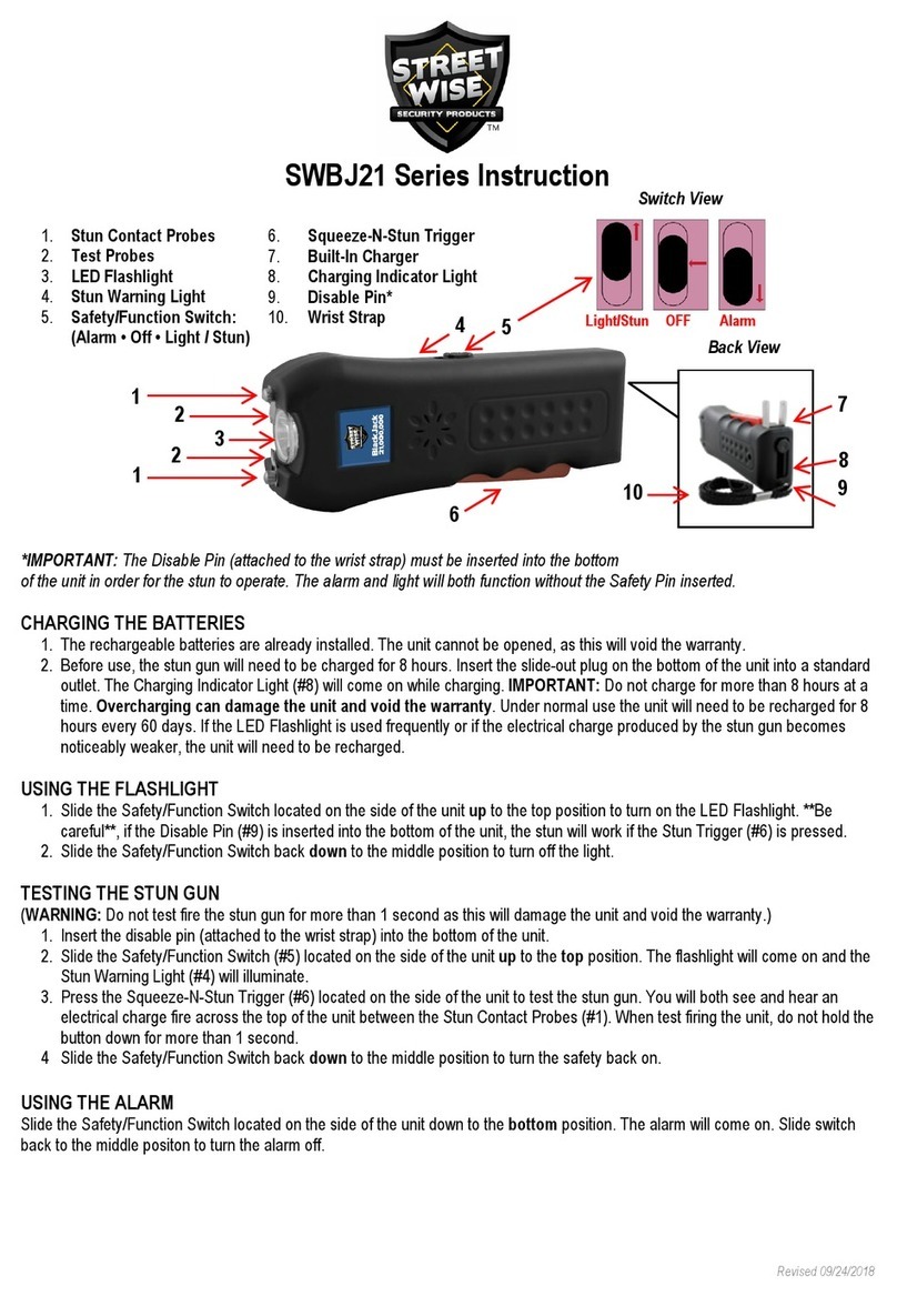 STREET WISE SWBJ21 Series instructions