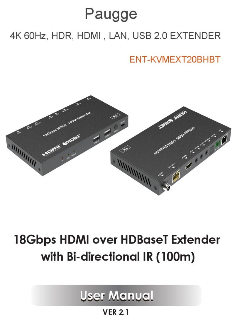 Paugge ENT-KVMEXT20BHBT user manual
