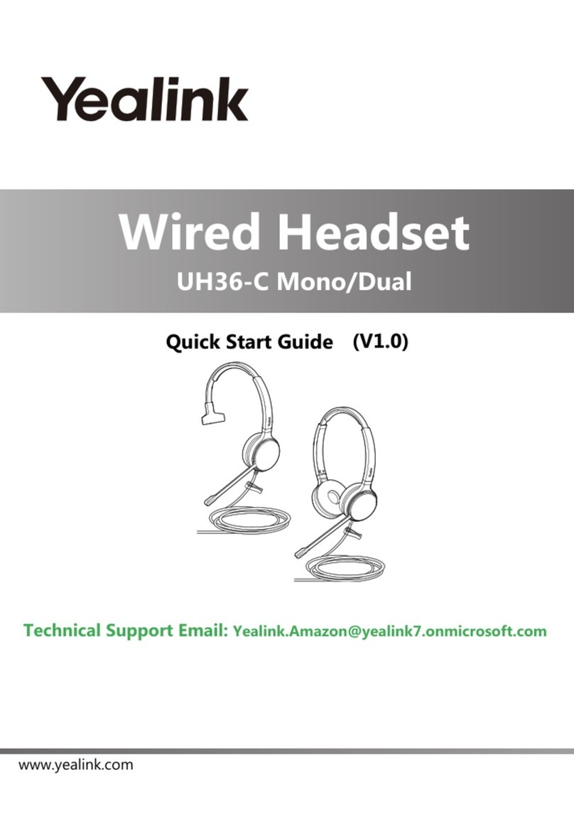 Yealink UH36-C Mono User manual