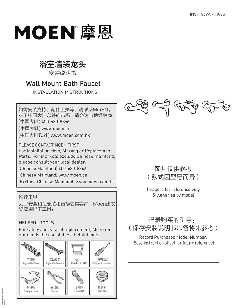 Moen 10135MCL02 User manual