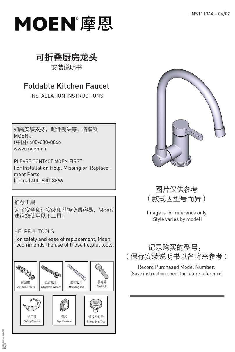 Moen GN60419 User manual
