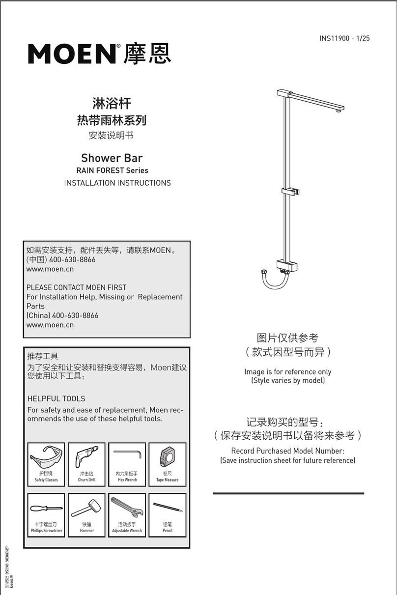 Moen RAIN FOREST Series User manual