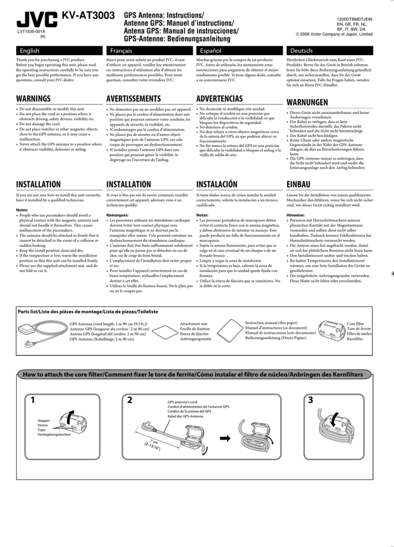 JVC KV-AT3003 instructions