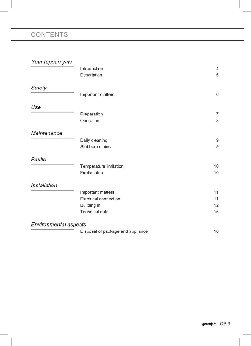 Gorenje GTN31X instruction manual