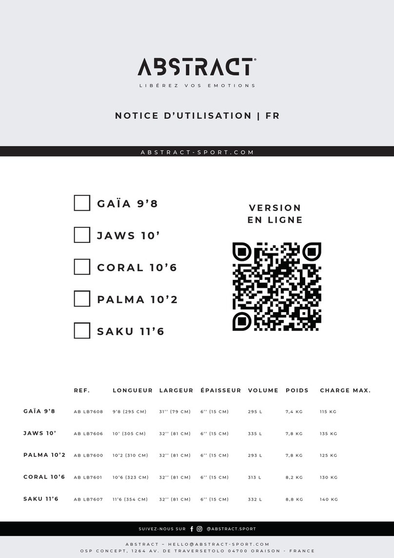 ABSTRACT GAIA 9'8 owner's manual