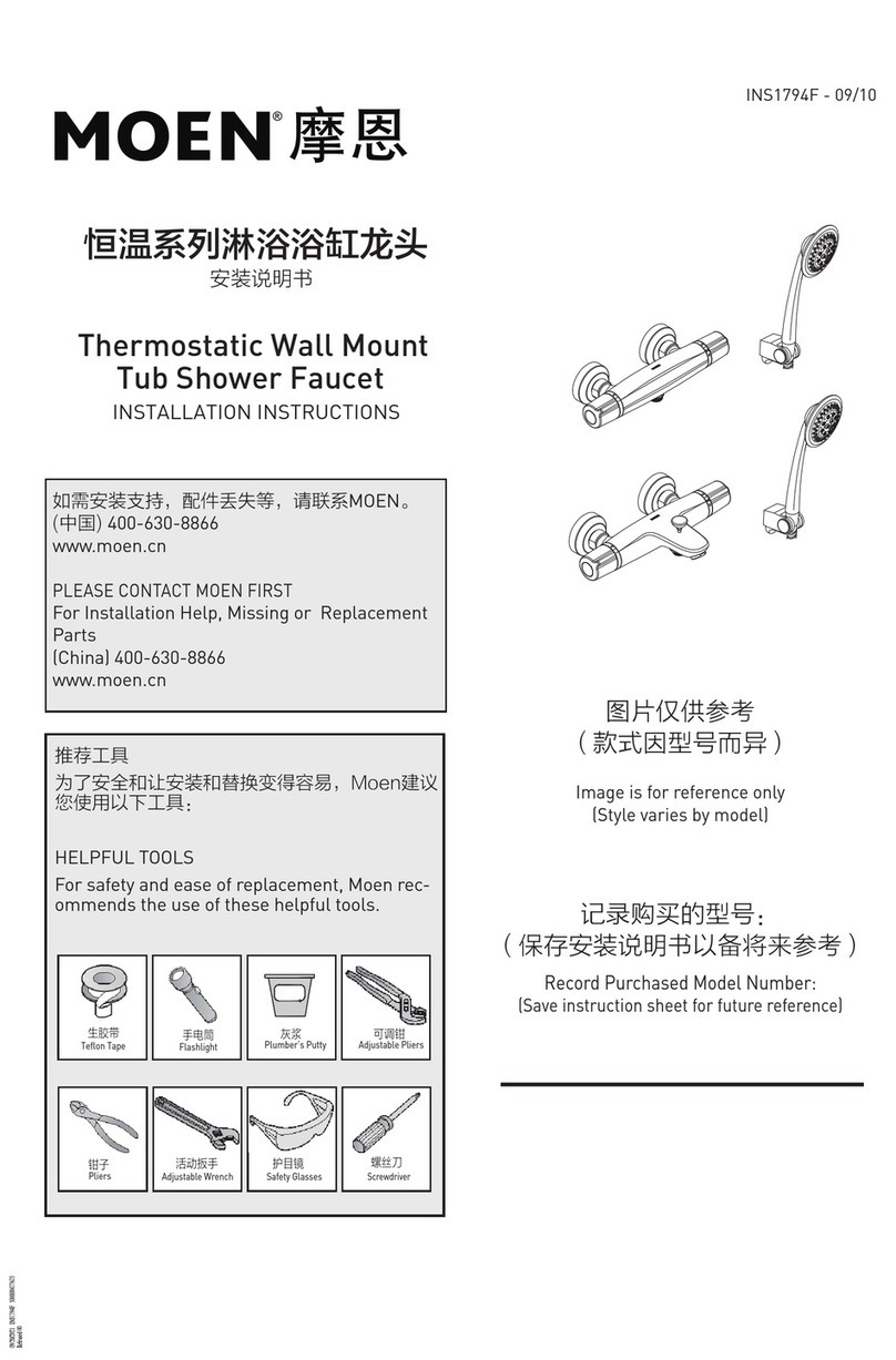 Moen 58332 User manual